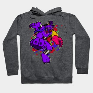 Halloween wild dog zombie Hoodie